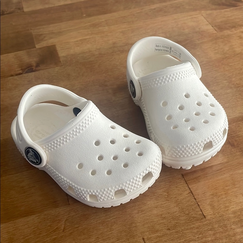 Baby White Clogs